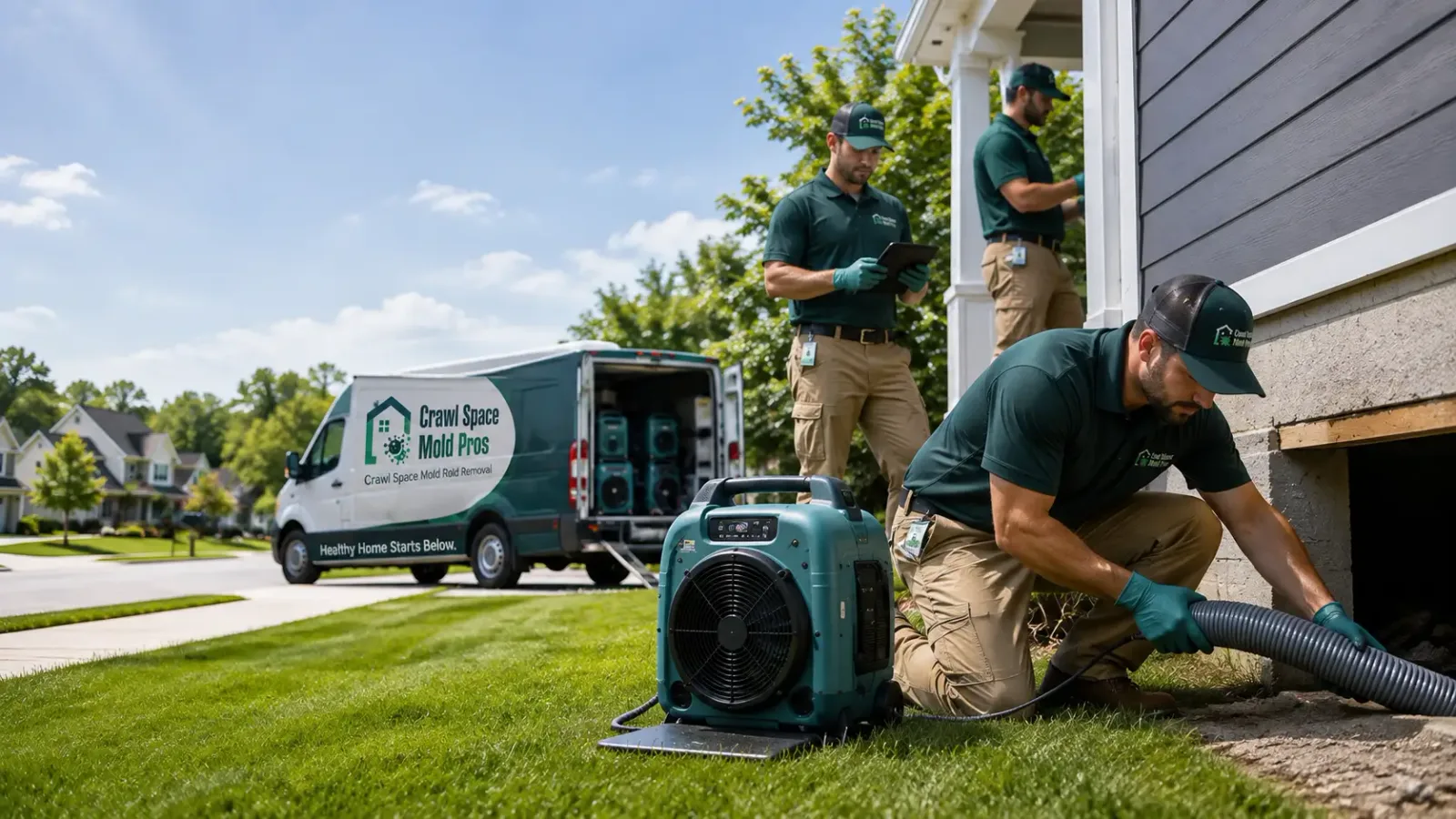 Crawl Space Mold Removal in Lander, WY